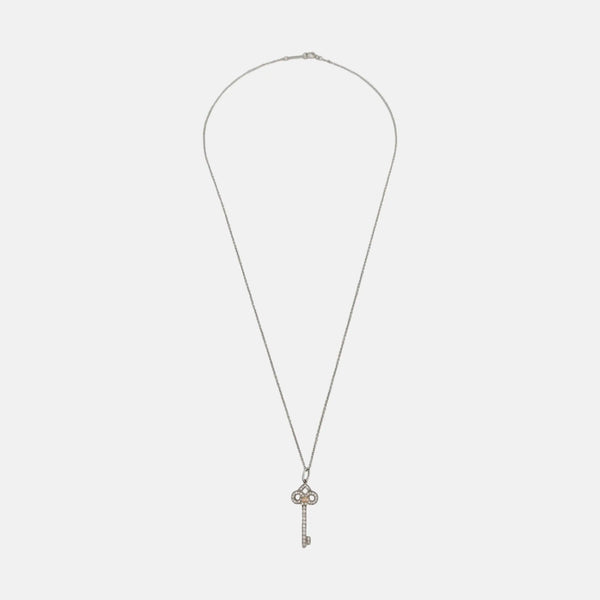 Tiffany Keys Platinum 950 Silver Necklace