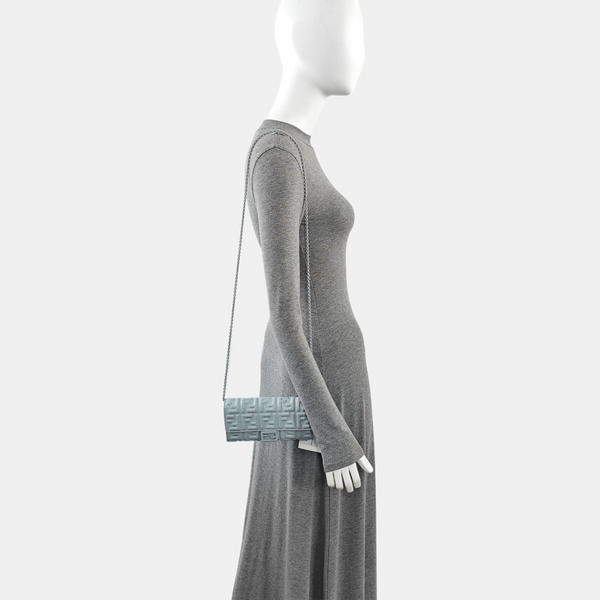 Baguette Mini Calfskin Blue