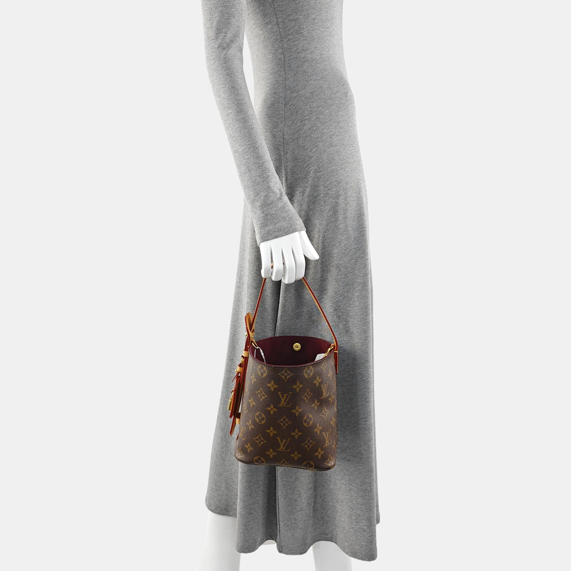ALL IN Monogram Coated Canvas Brown