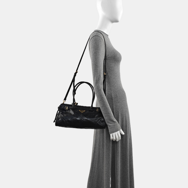 Bonnie Medium Patent Leather Black