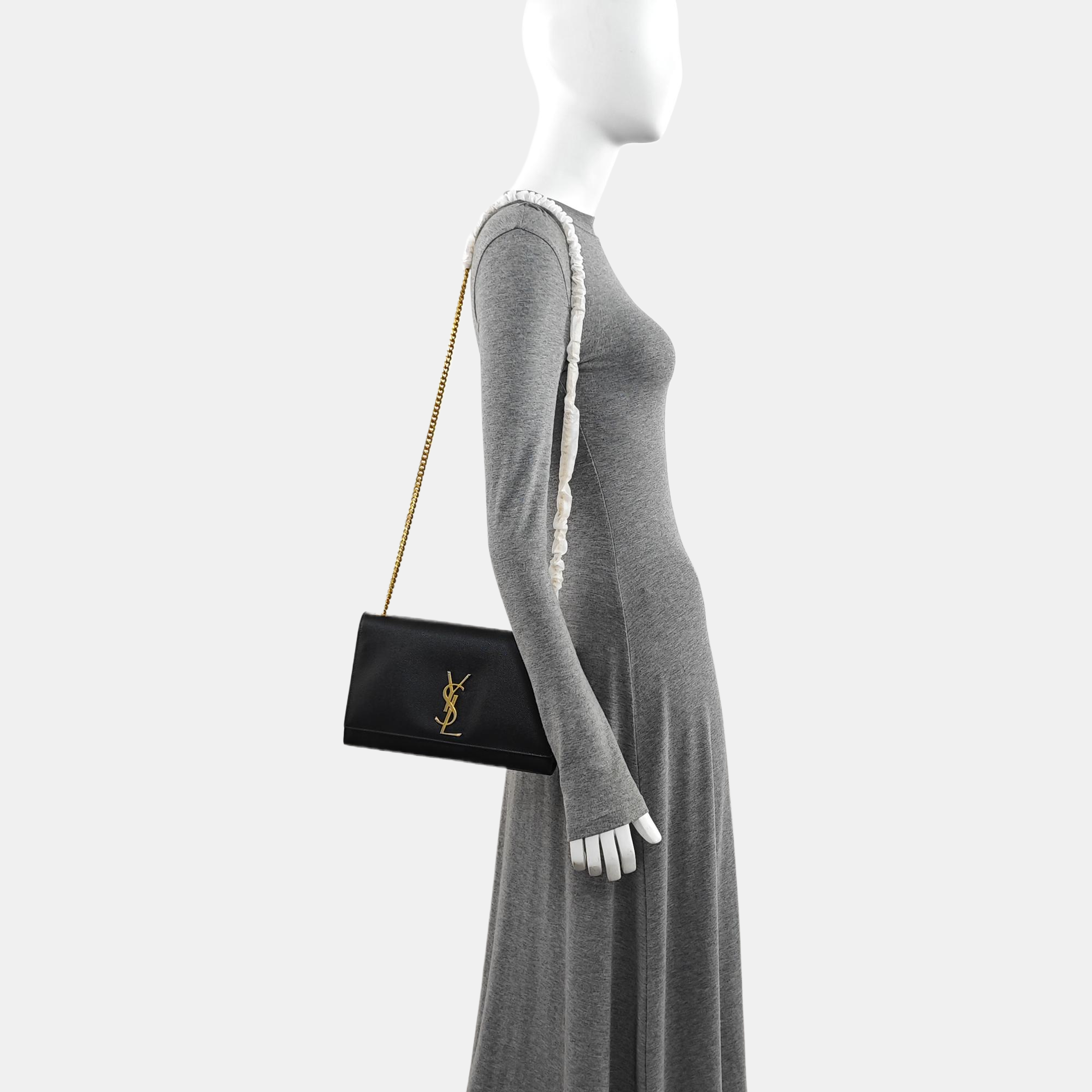 KATE Medium Calfskin Black