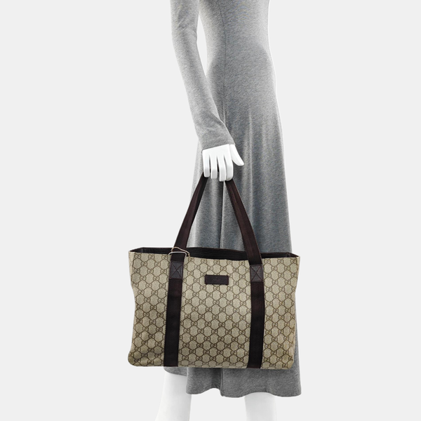 GG Imprime Monogram Coated Canvas Beige