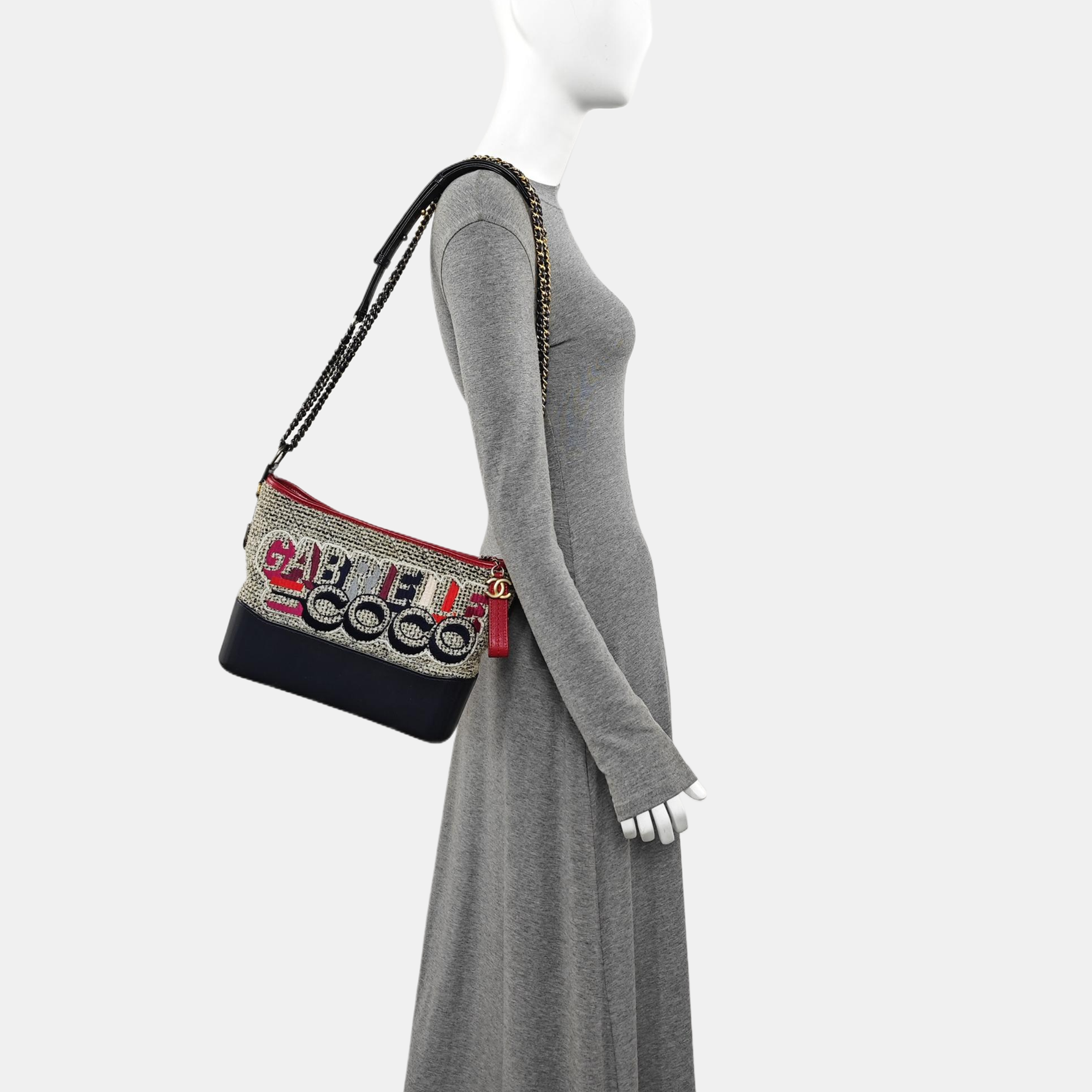 GABRIELLE Medium Wool Gray