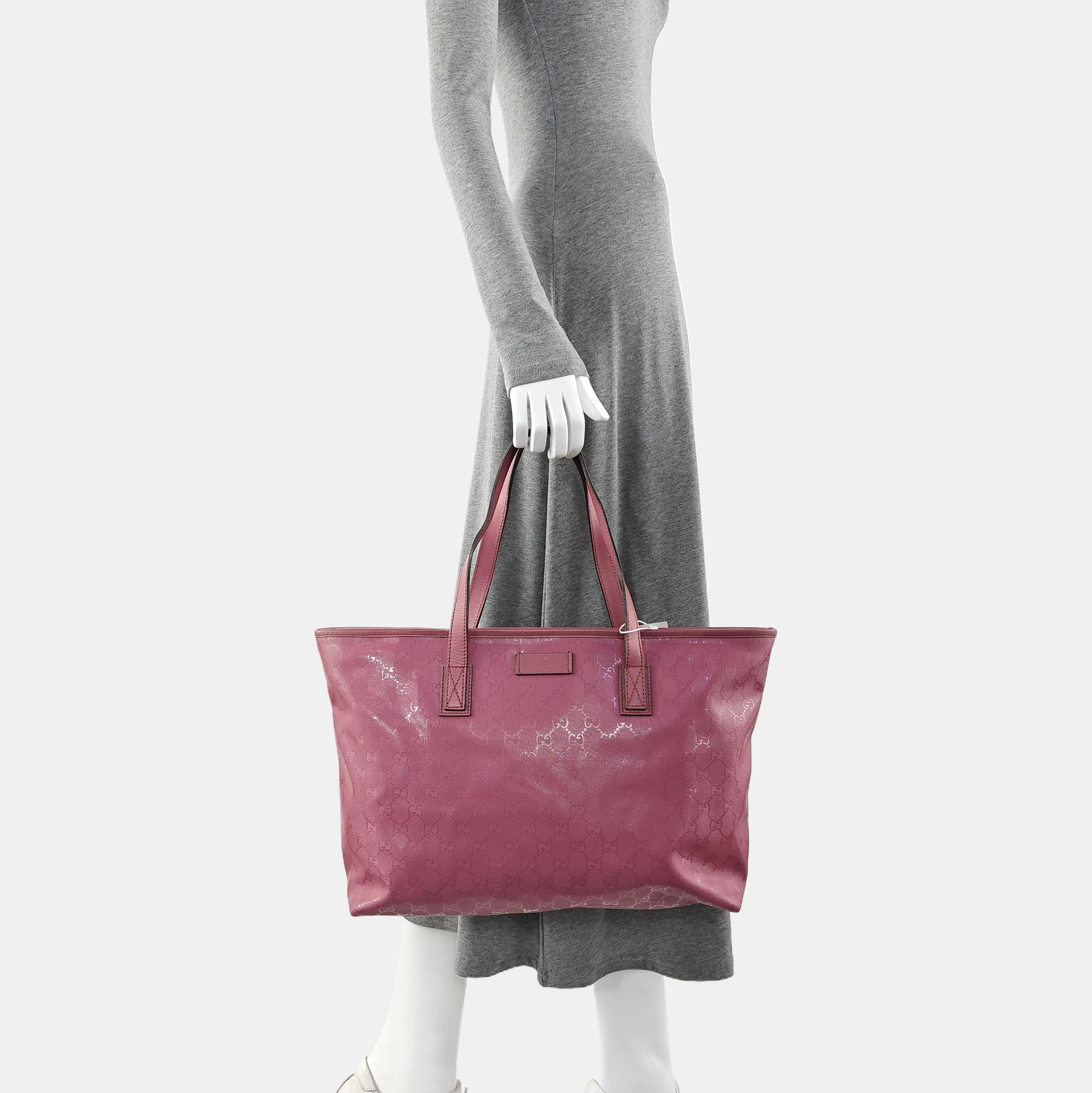 GG Imprime Monogram Coated Canvas Red