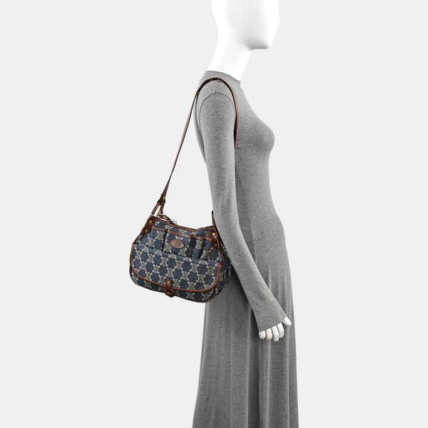 Canvas Shoulder Bag Blue