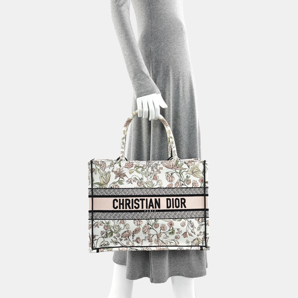Book Tote Medium Canvas Pink