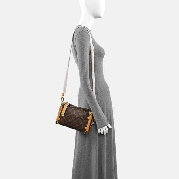 SIDE TRUNK MM Monogram Coated Canvas Brown