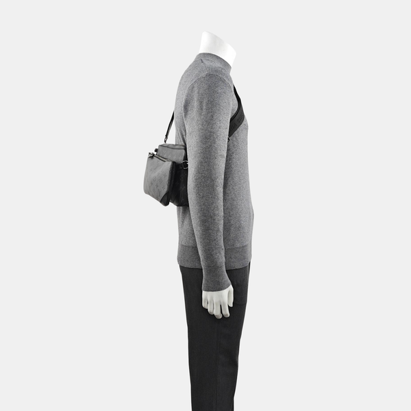 TRIO Monogram Coated Canvas Gray