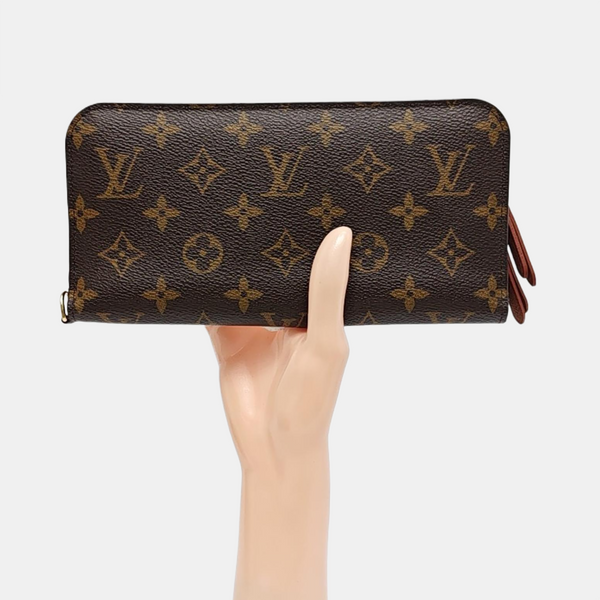 INSOLITE Monogram Coated Canvas Brown Wallet