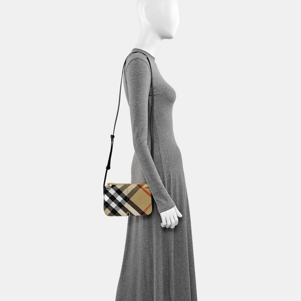 Canvas Shoulder Bag Beige