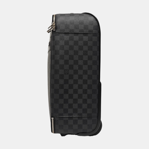 PEGASE 45 Damier Graphite Coated Canvas Black
