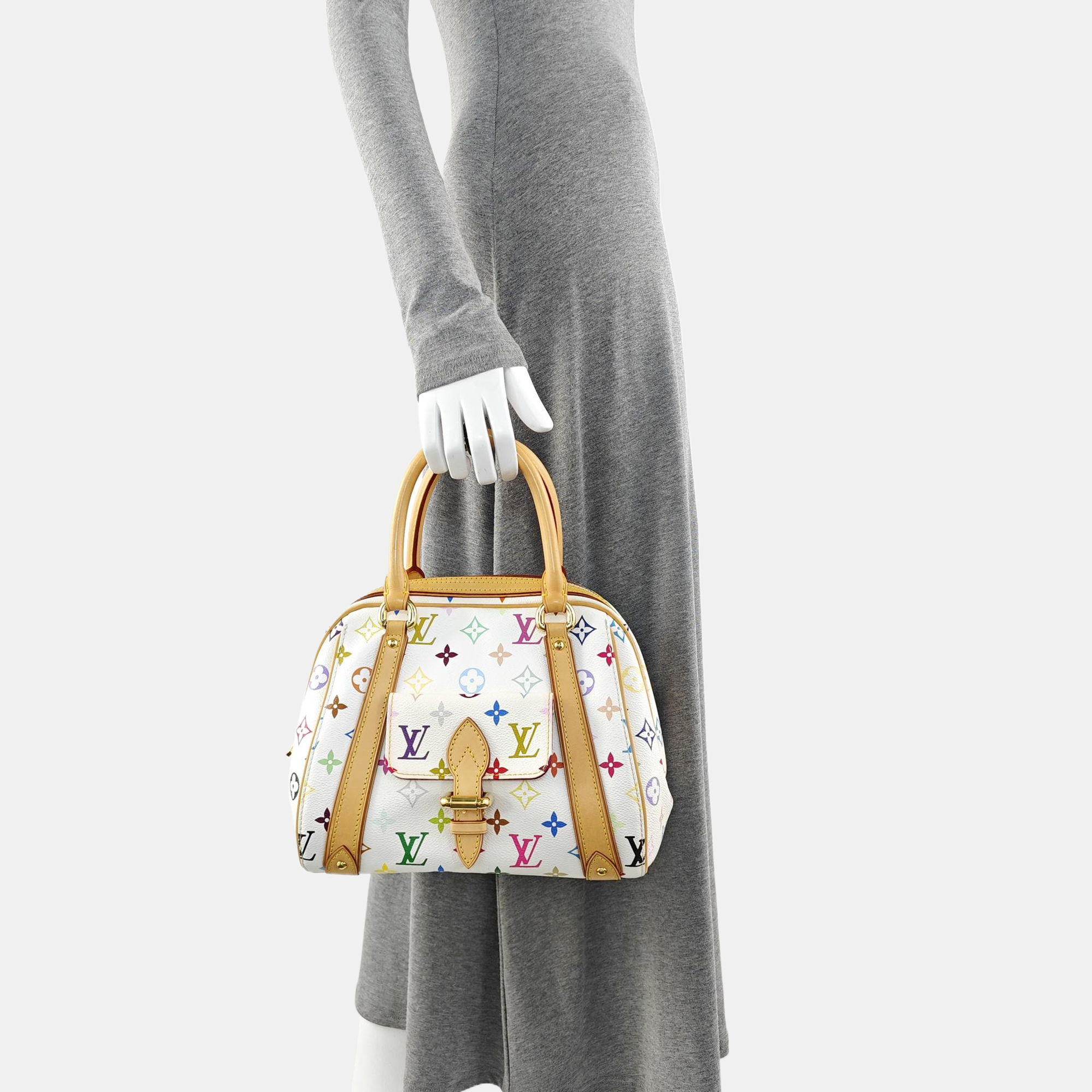 LV × TM PRISCILLA Monogram Coated Canvas White