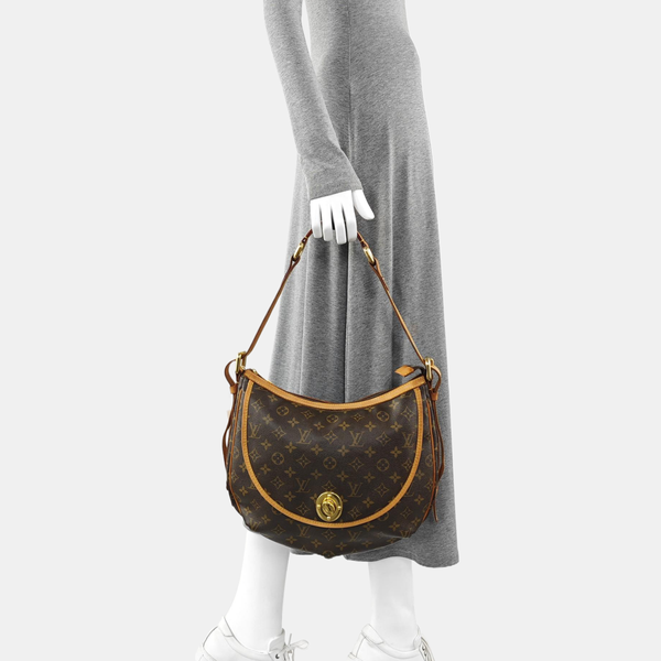 TULUM GM Monogram Coated Canvas Brown