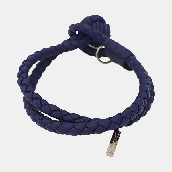 Leather Blue Bracelet