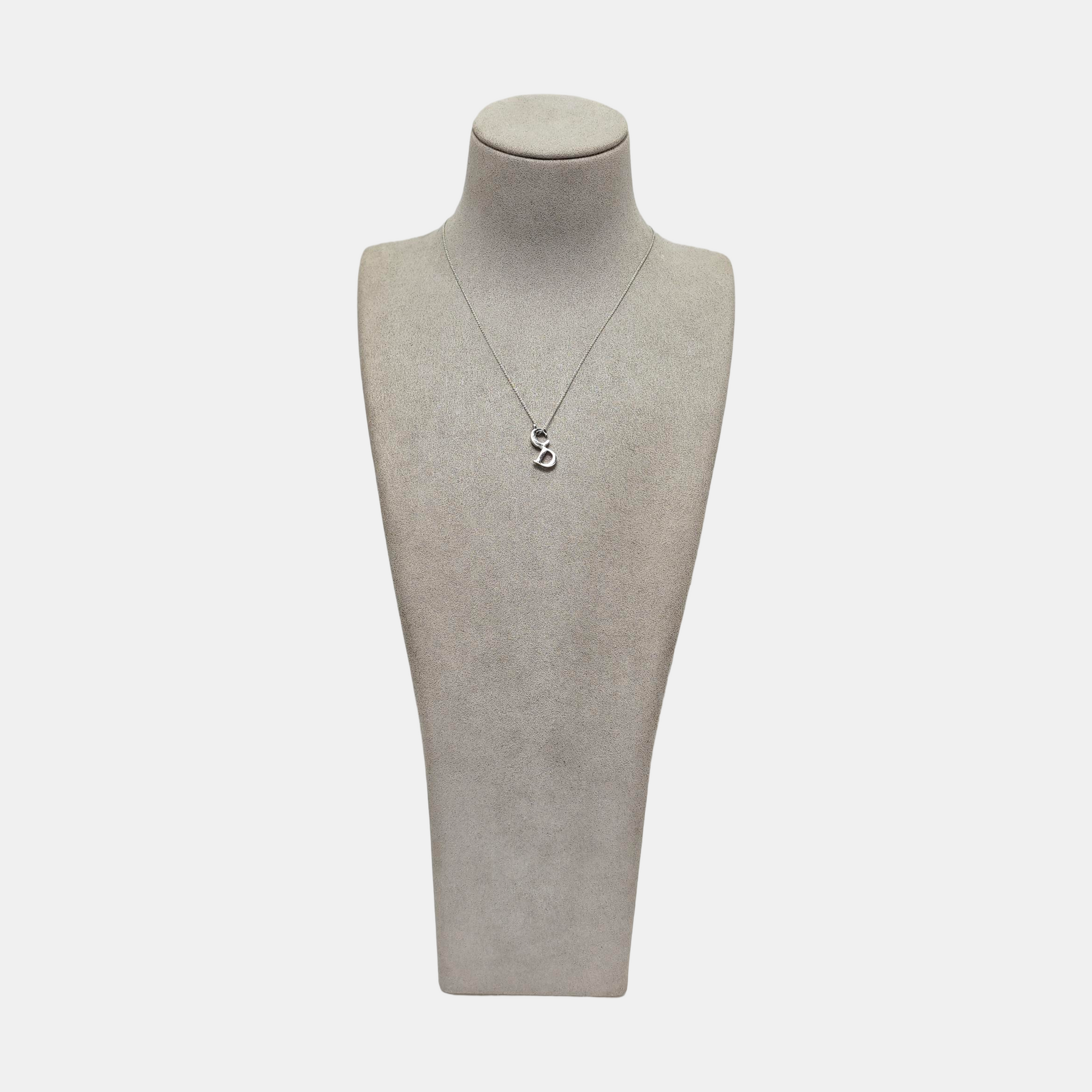CD Swing Metal Silver Necklace