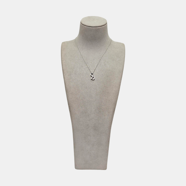 CD Swing Metal Silver Necklace