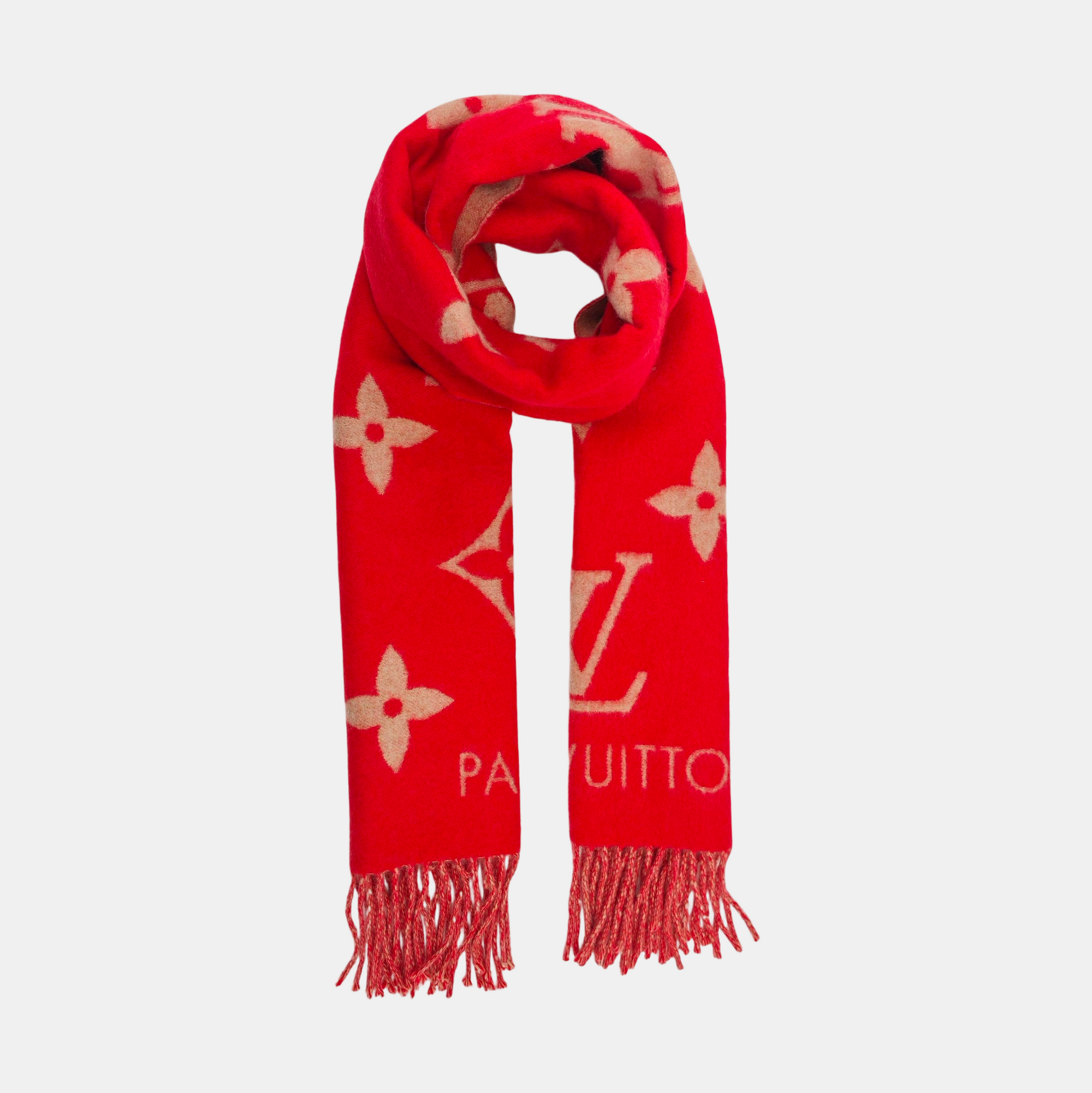 Cashmere Scarf Red