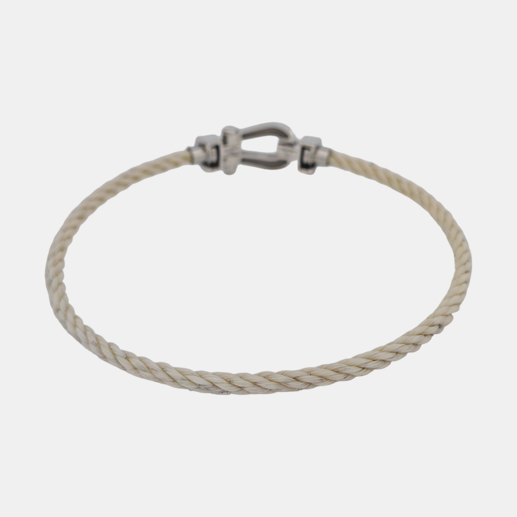 Force 10 Fabric White Bracelet