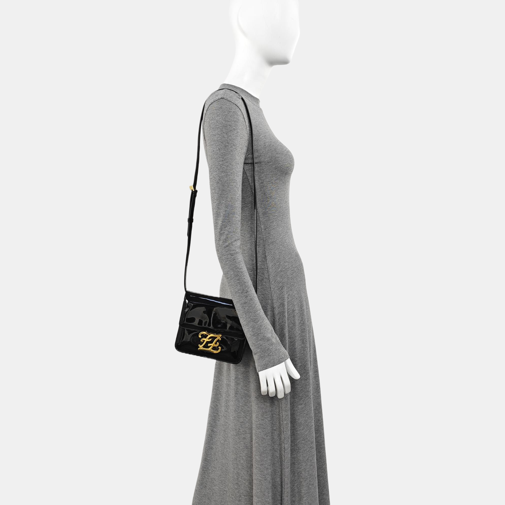 Karligraphy Patent Leather Black