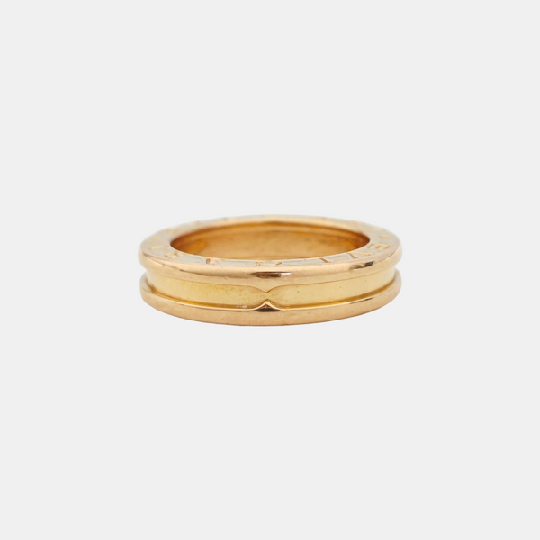 B.ZERO1 18k Rose Gold Ring EU 52