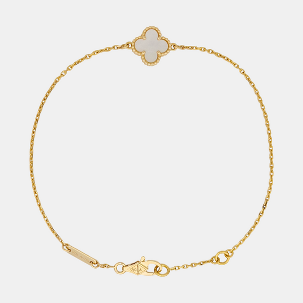 Sweet Alhambra 18k Gold Bracelet