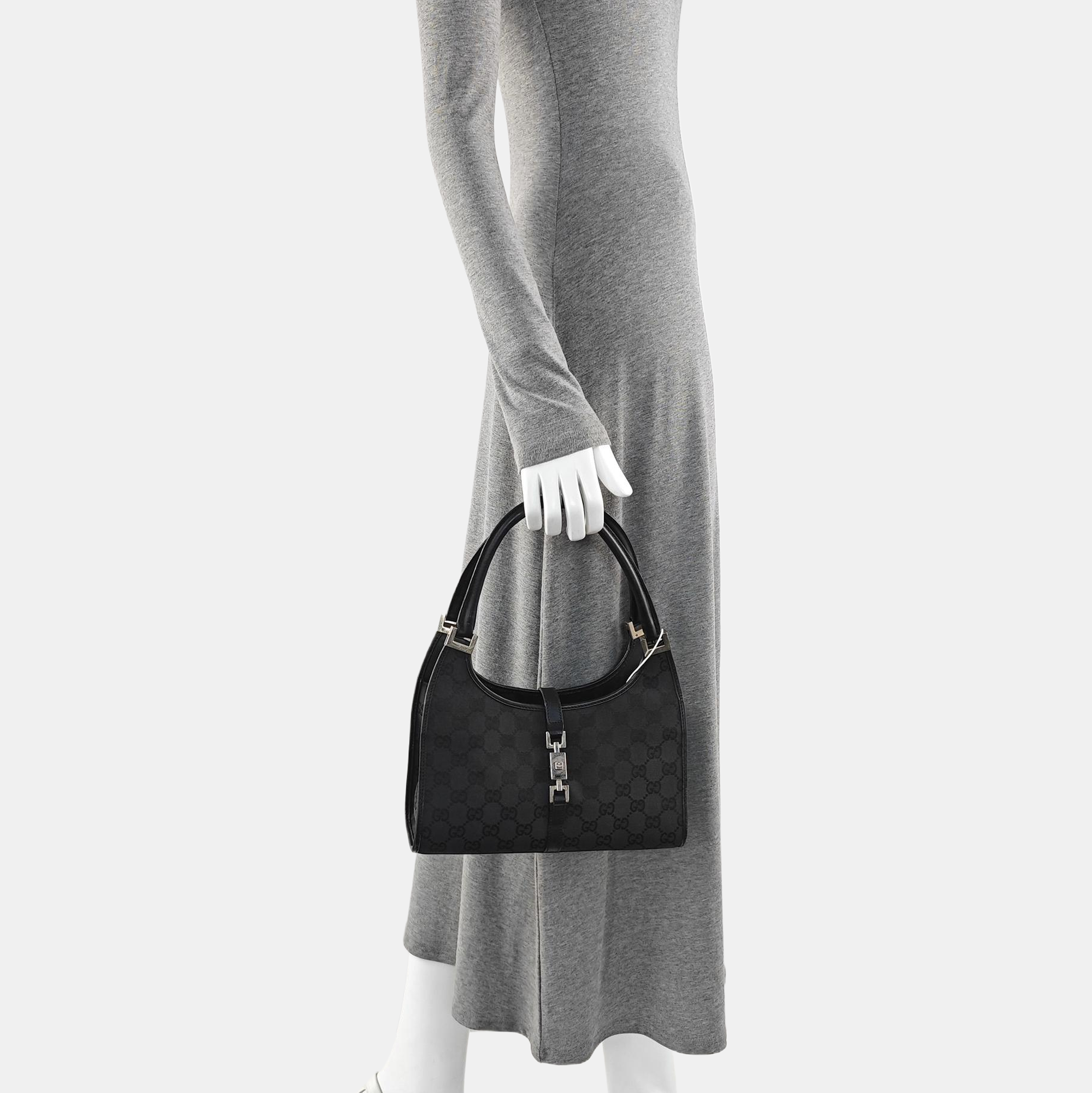 Jackie 1961 Small Monogram Canvas Black