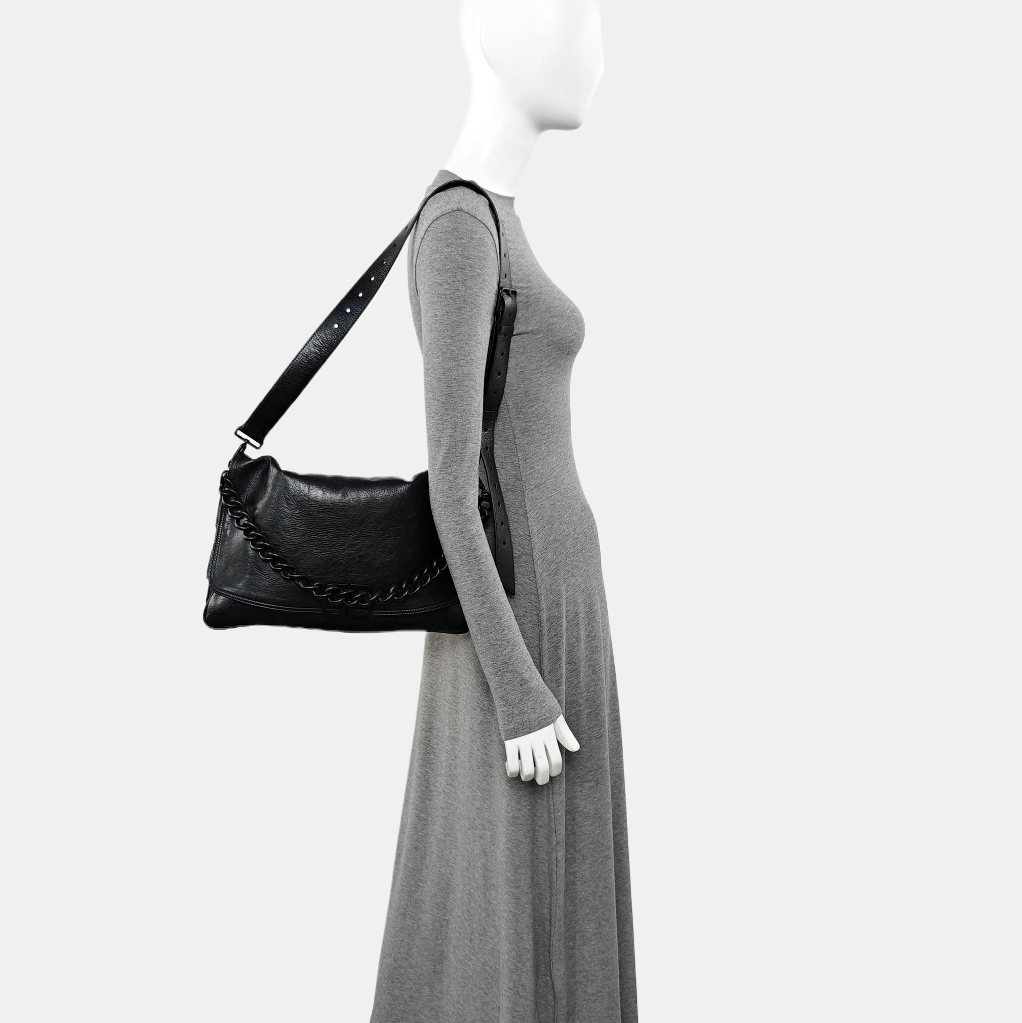 B. Calfskin Black