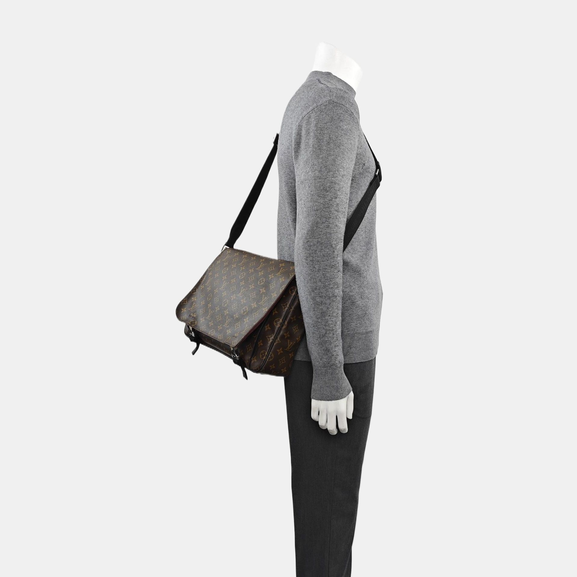 VINTAGE BEAUBOURG Monogram Coated Canvas Brown