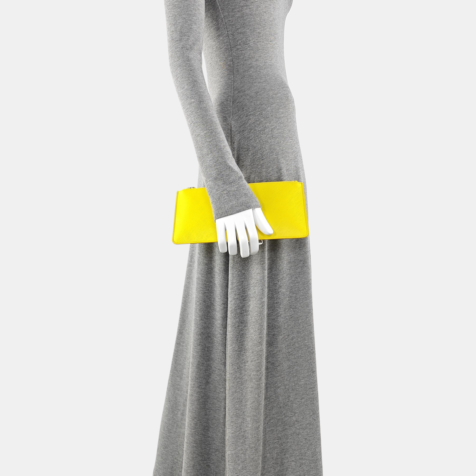 Gancini Calfskin Yellow