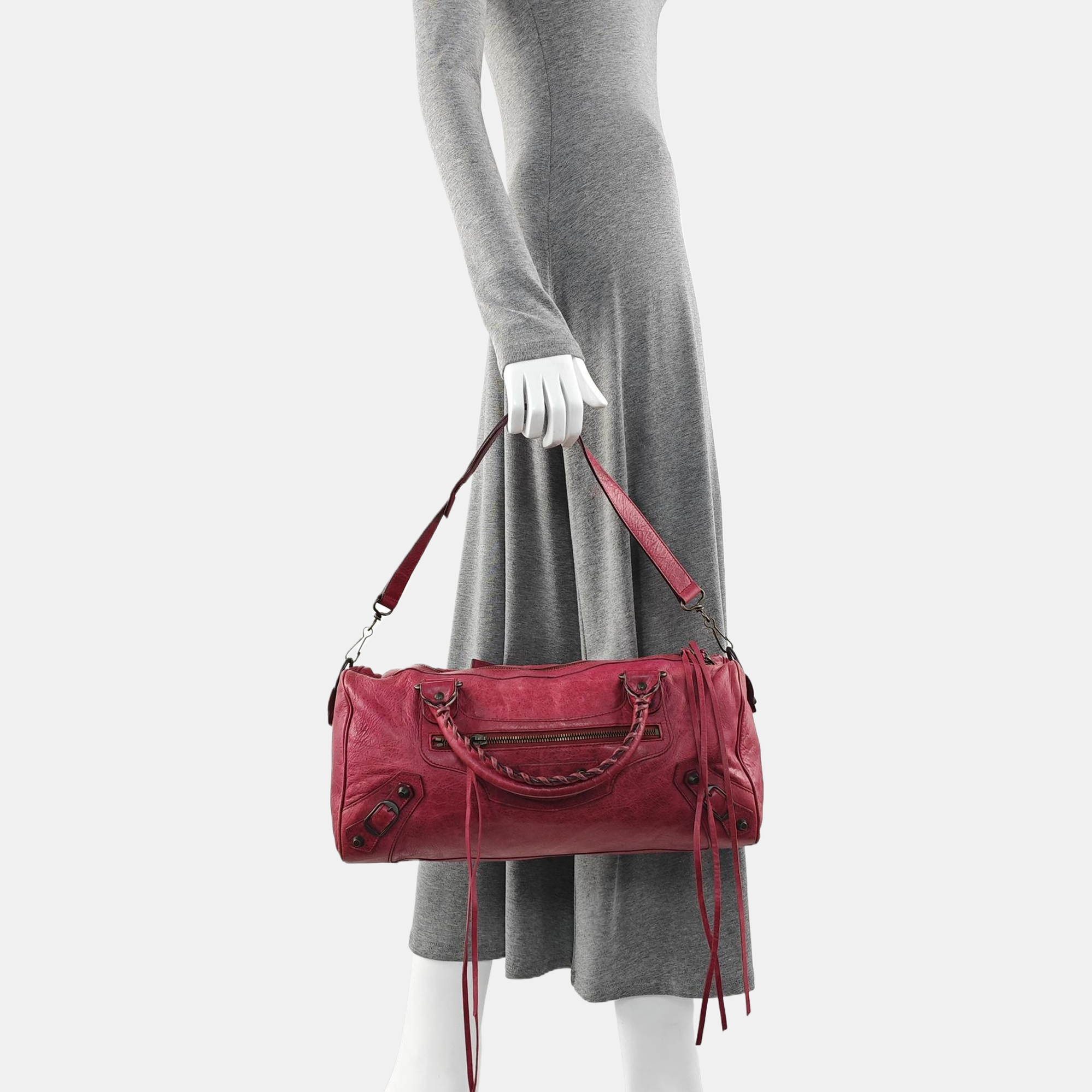 Twiggy Calfskin Red