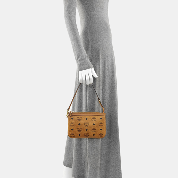LIZ Monogram Coated Canvas Brown
