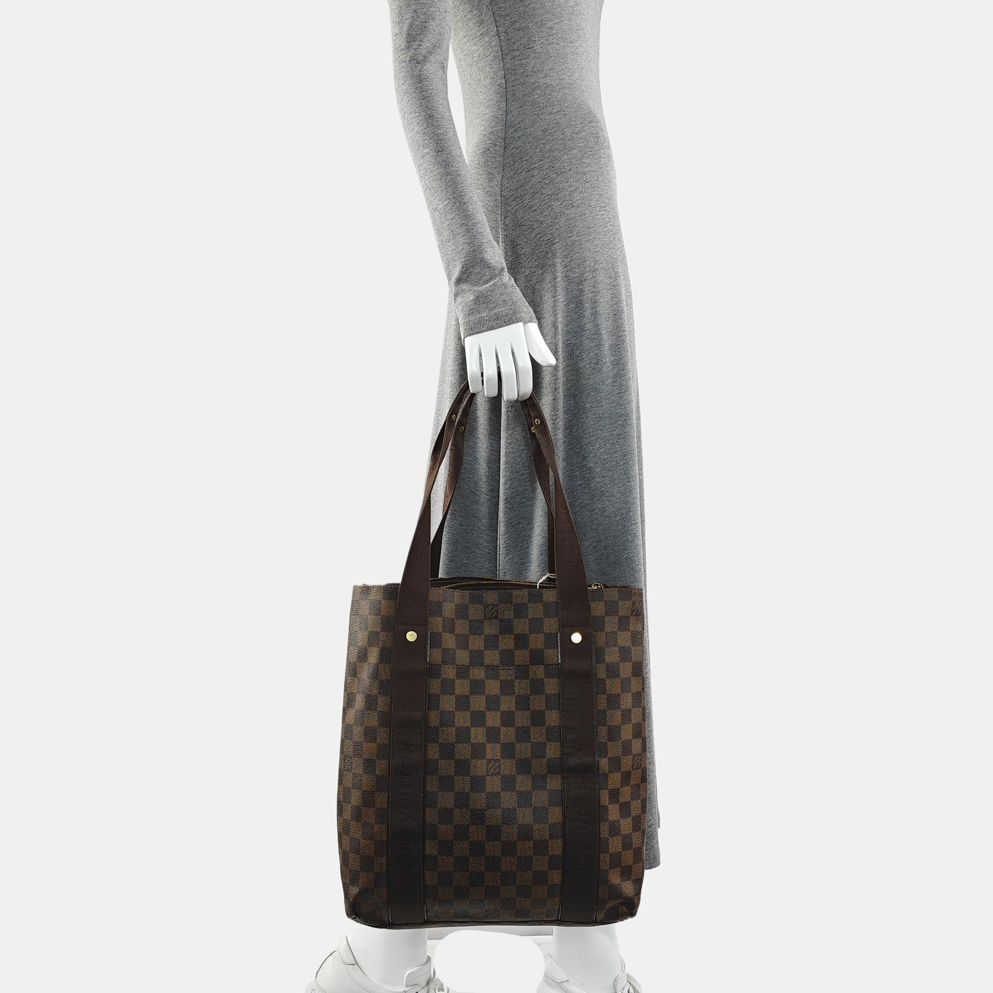 VINTAGE BEAUBOURG Damier Ebene Coated Canvas Brown