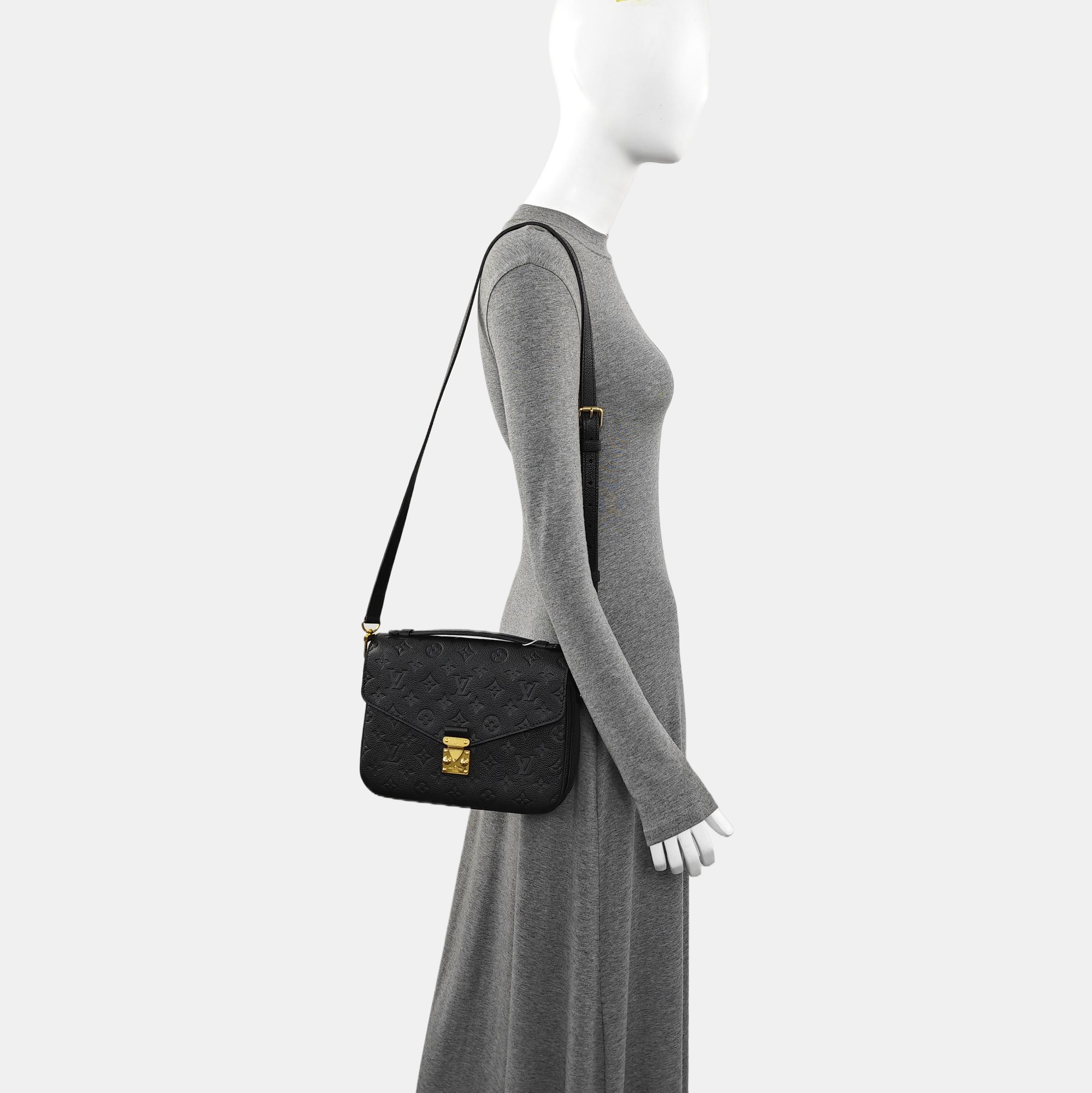 MÉTIS MM Monogram Calfskin Black