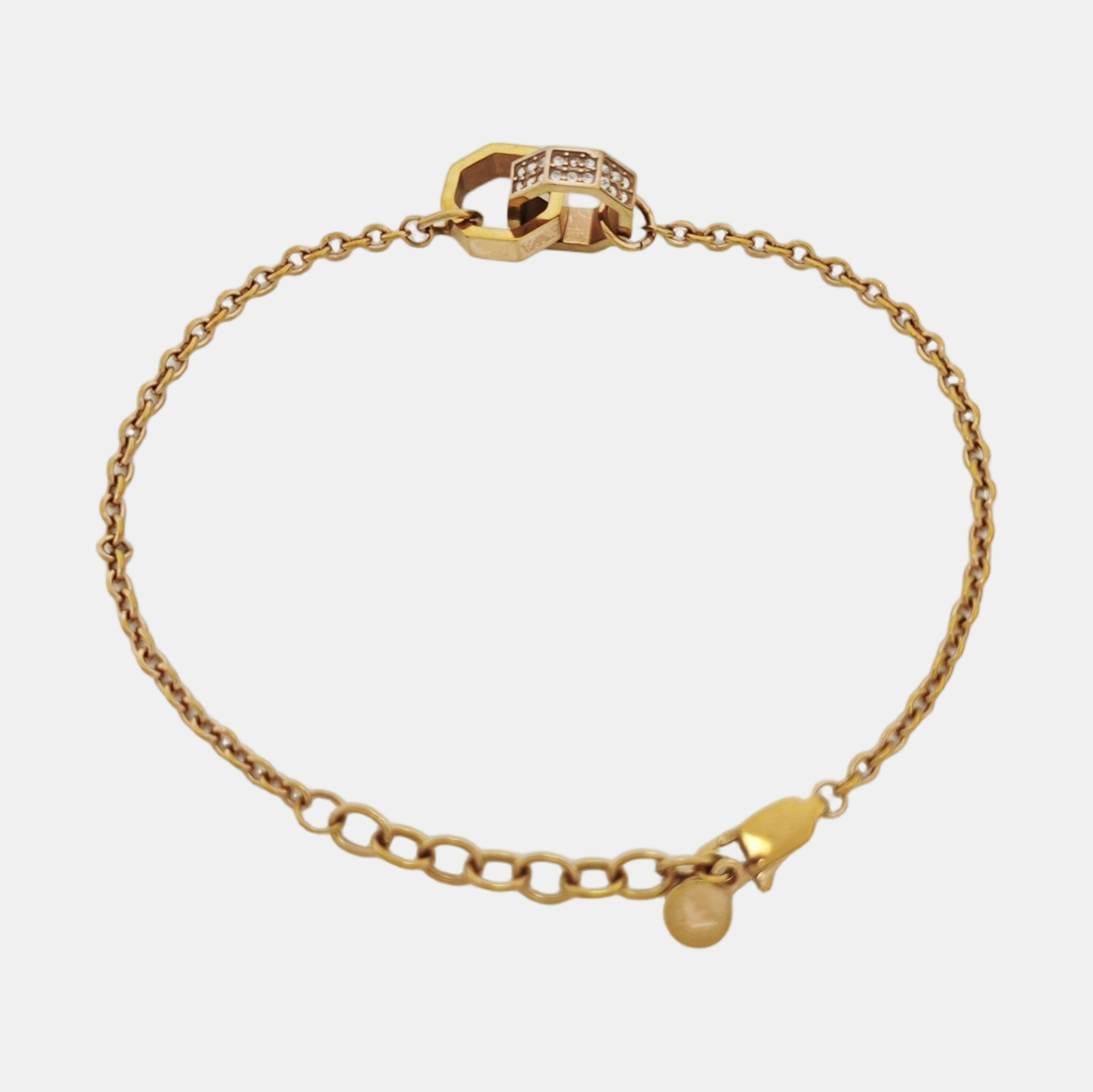Steel Rose Gold Bracelet