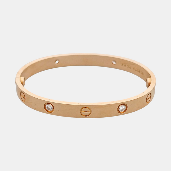 LOVE 18k Rose Gold Bangle