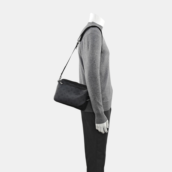 TRIO Monogram Coated Canvas Gray