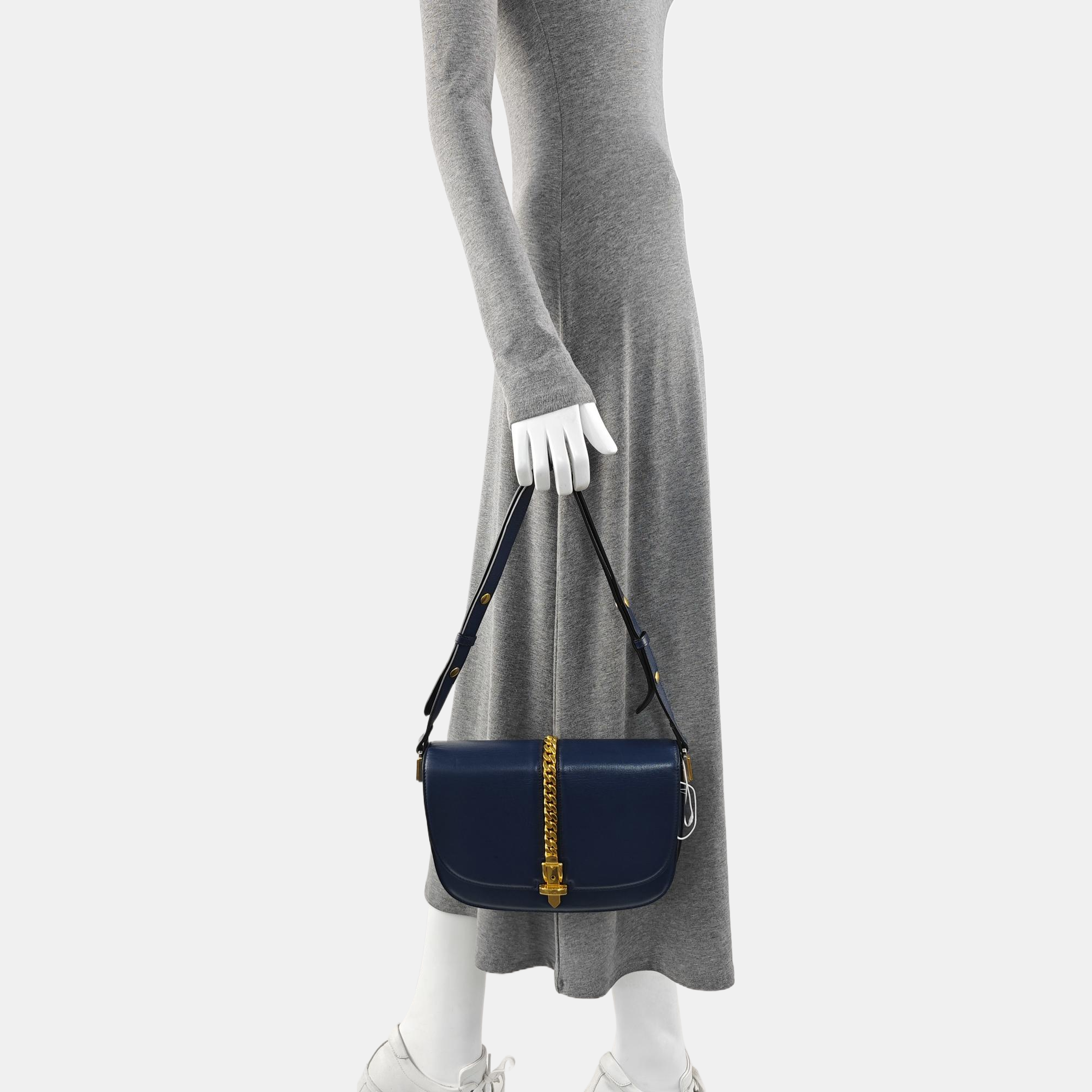 Sylvie 1969 Small Calfskin Blue