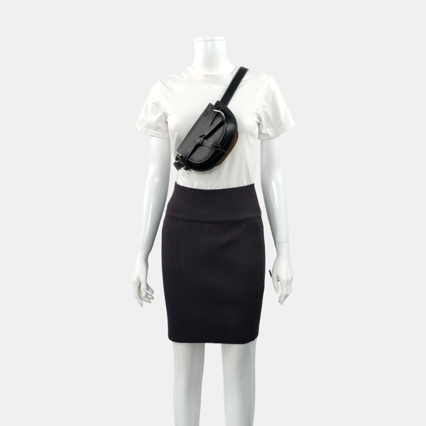 Gate Mini Calfskin Black