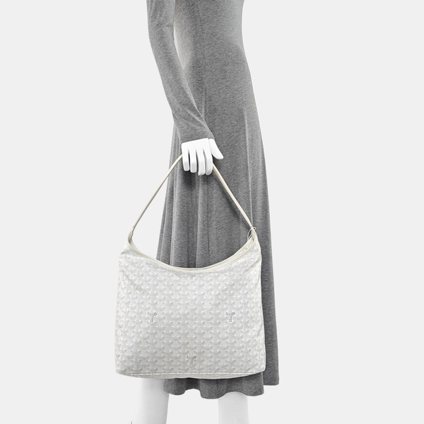 Hobo Coated Canvas White