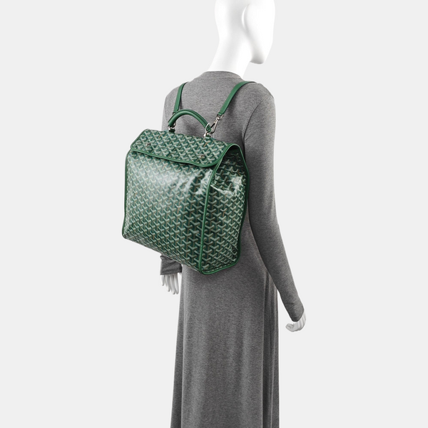Saint Léger Coated Canvas Green