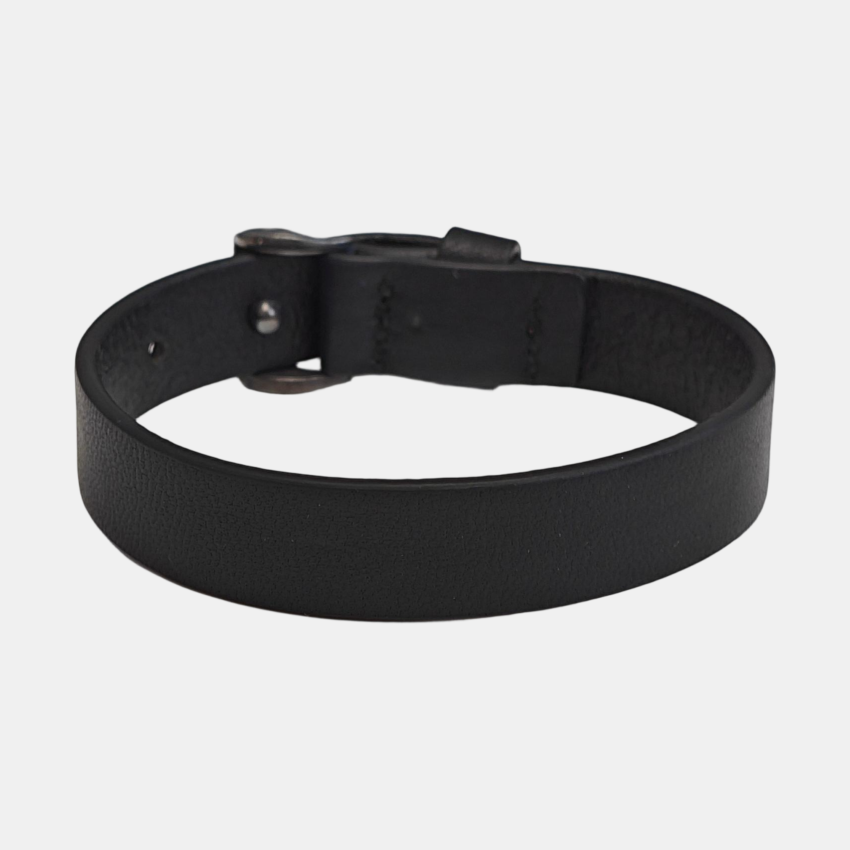 Leather Black Bangle