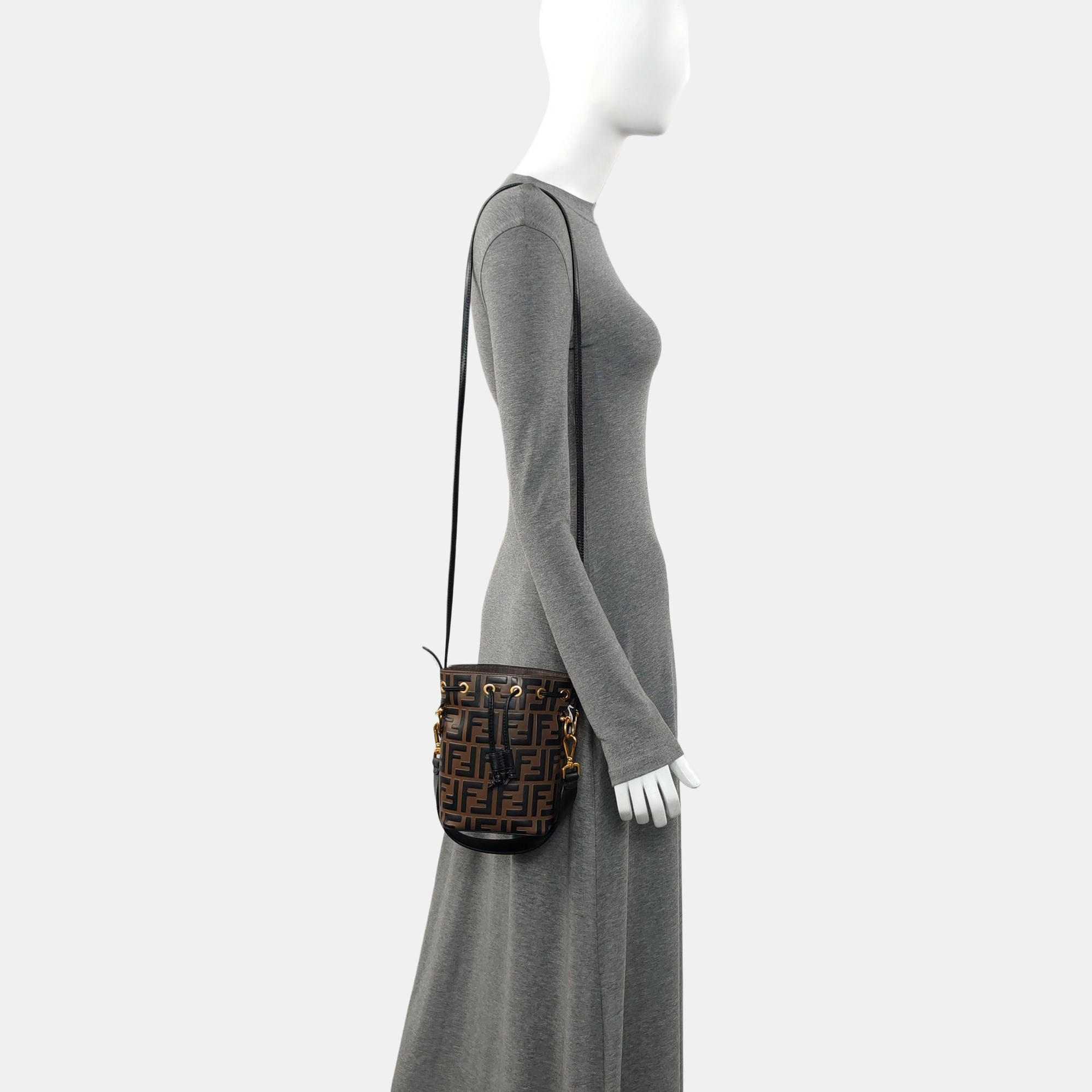 Mon Tresor Mini Monogram Calfskin Brown