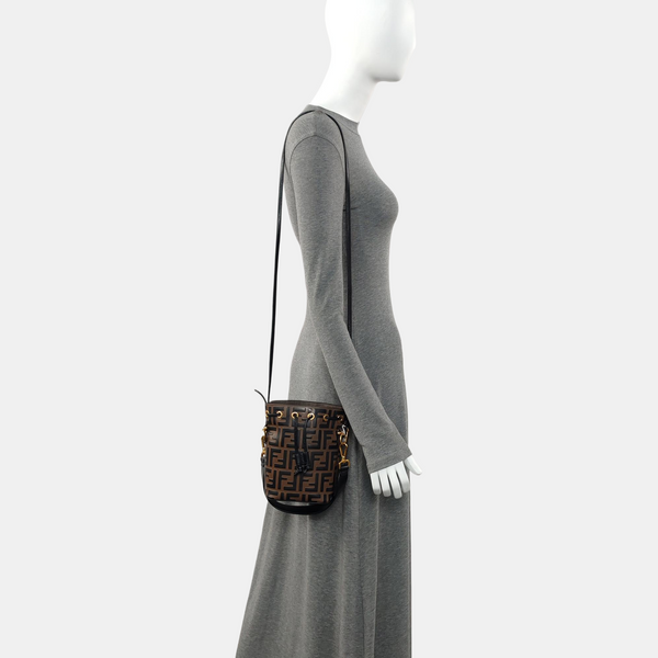 Mon Tresor Mini Monogram Calfskin Brown