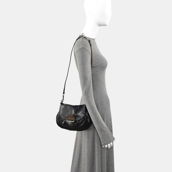 SUNSET Monogram Lambskin Black