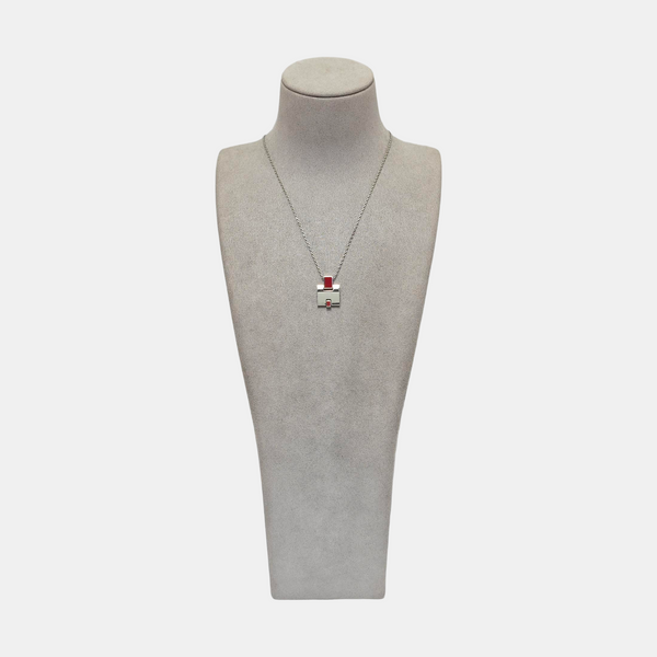 Eileen Metal Silver Necklace
