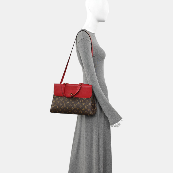 VÉNUS Monogram Coated Canvas Brown