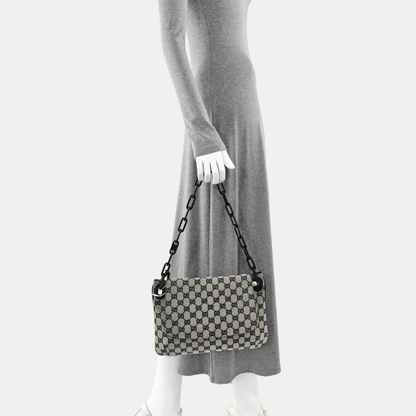 Monogram Canvas Top Handle Bag Beige