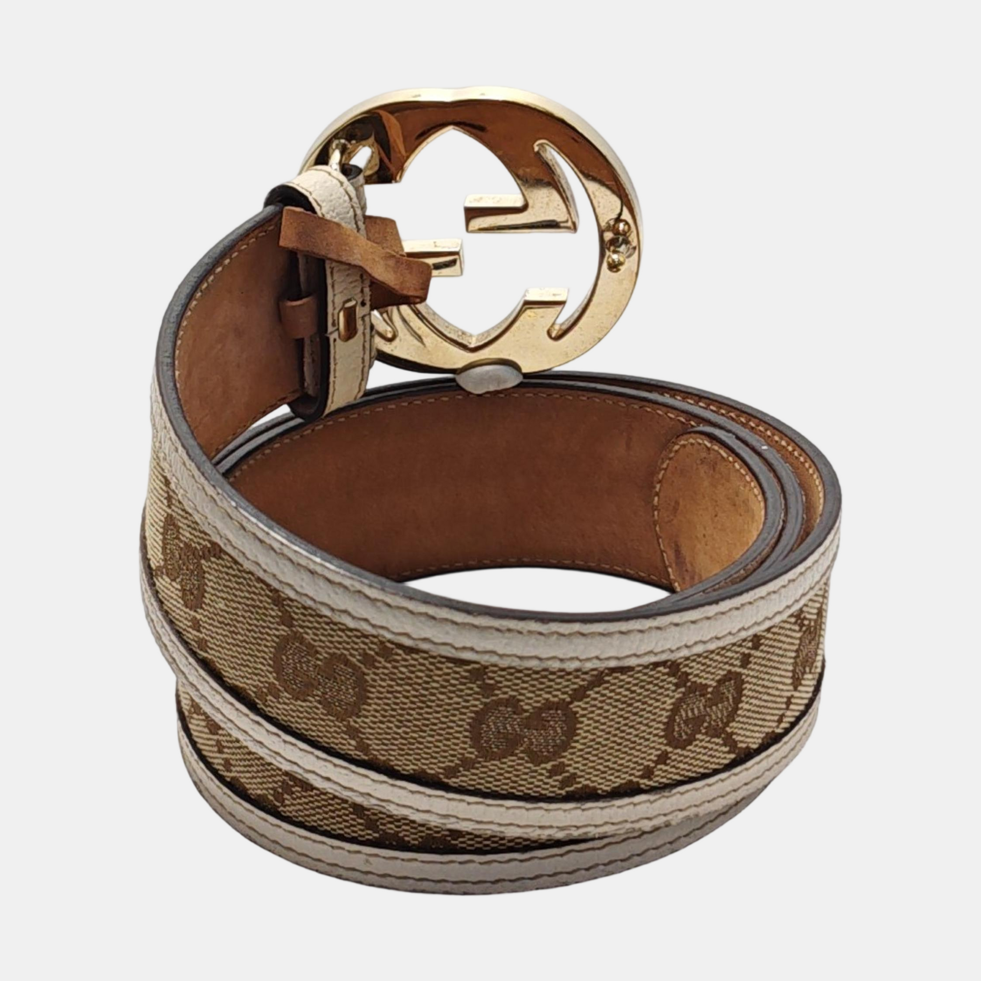 Fabric Belt Brown