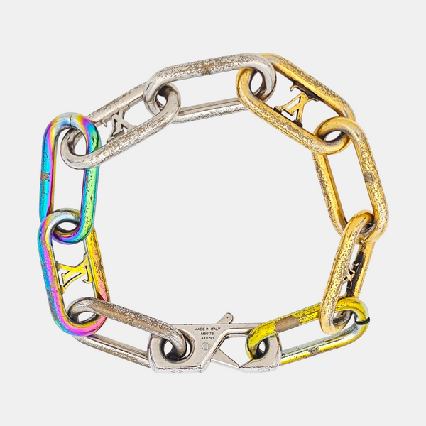 MONOGRAM CHAIN Metal Silver Bracelet