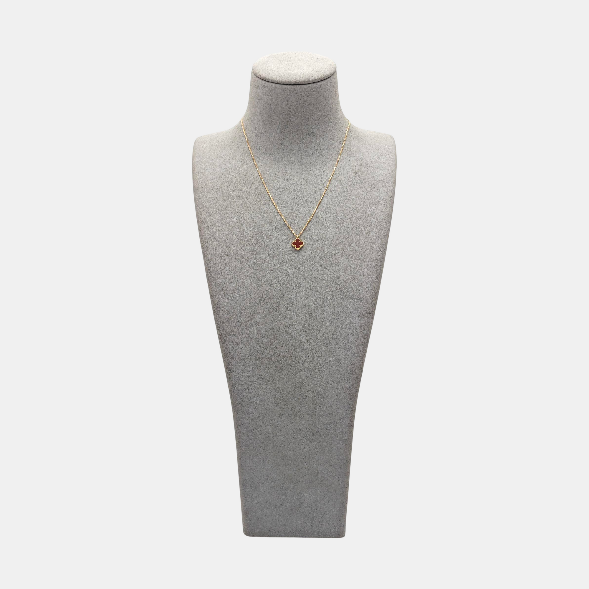 Sweet Alhambra 18k Rose Gold Necklace